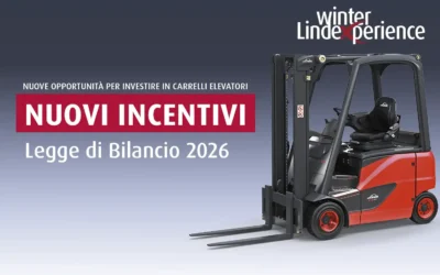 Legge di Bilancio 2026: nuove opportunità per investire in carrelli elevatori